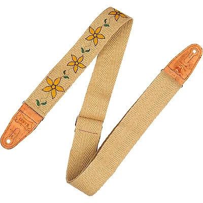 Levy's 2" Flowering Vine Hemp Series Guitar Strap