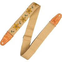 Levy's 2" Flowering Vine Hemp Series Guitar Strap