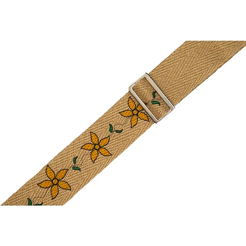 Levy's 2" Flowering Vine Hemp Series Guitar Strap