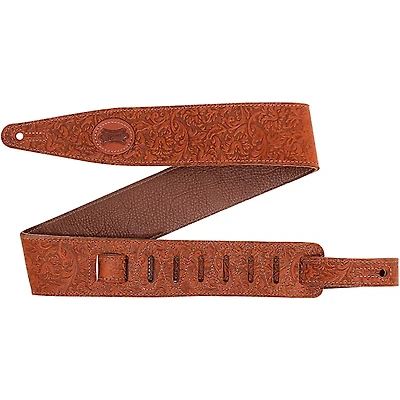 Levy's Florentine Deluxe M317FCL Leather 2.5" Guitar Strap -
