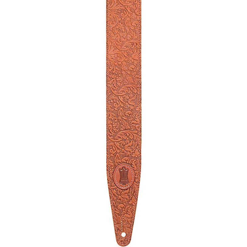 Levy's Florentine Deluxe M317FCL Leather 2.5" Guitar Strap -