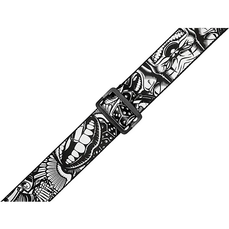 Levy's 2" Tattoo Series Polyester Guitar Strap