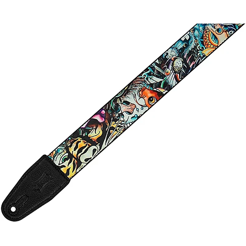 Levy's 2" Tattoo Series Polyester Guitar Strap
