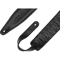 Levy's MG317MP 2.5" Black Garment Leather Guitar Strap