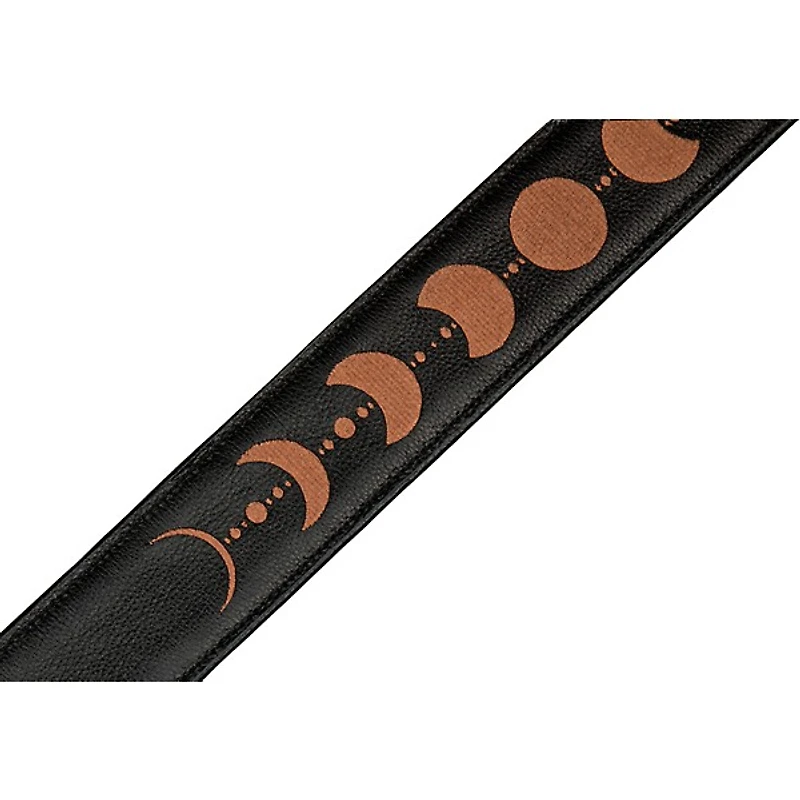 Levy's MG317MP 2.5" Black Garment Leather Guitar Strap