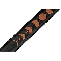 Levy's MG317MP 2.5" Black Garment Leather Guitar Strap