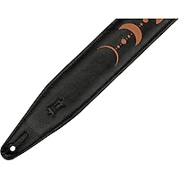 Levy's MG317MP 2.5" Black Garment Leather Guitar Strap