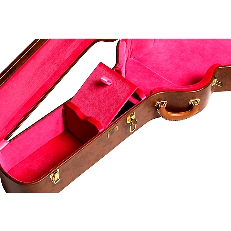 Gibson Lifton Historic Brown/Pink Hardshell Case, SJ-200