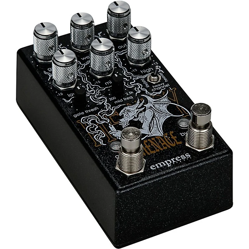 Empress Effects Heavy Menace Distortion Effects Pedal Black