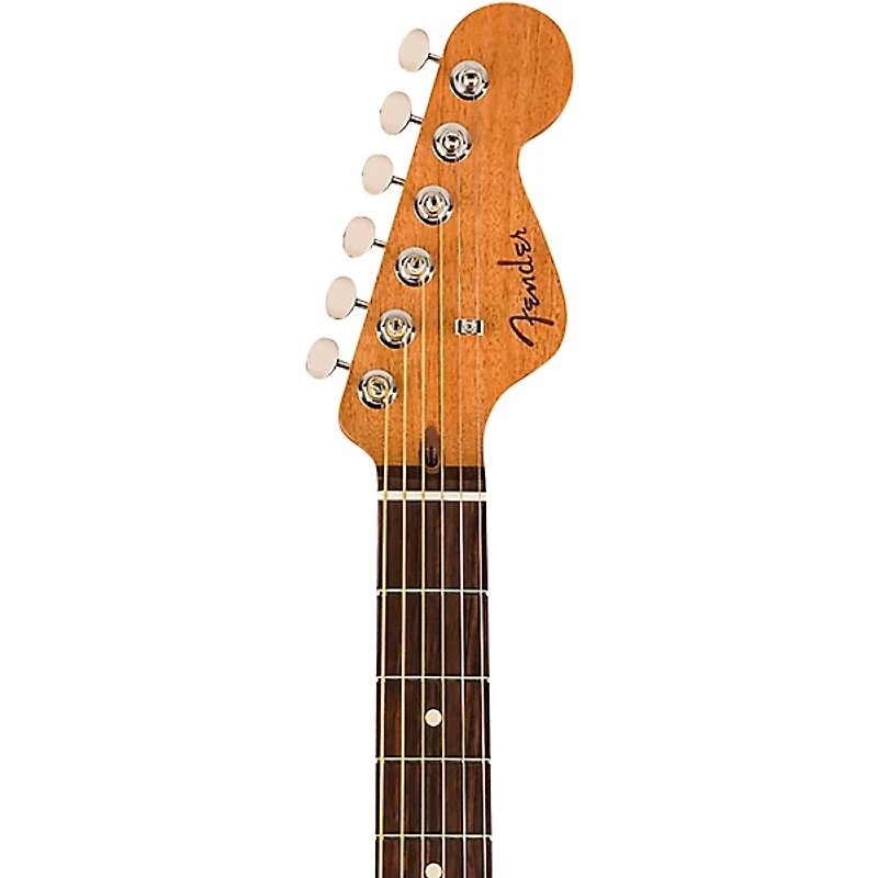 Fender Highway Parlor All-Mahogany Acoustic-Electric Guitar Natural