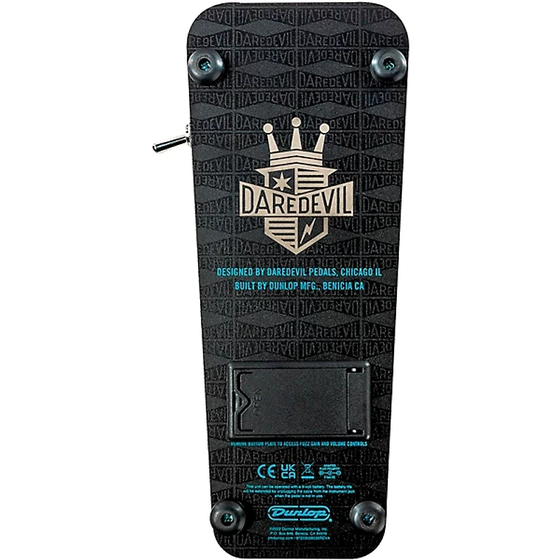 Dunlop Cry Baby Daredevil Fuzz Wah Effects Pedal Black