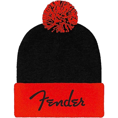 Fender Red Pom Beanie