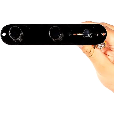 920D Custom Telecaster 4 Way Control Plate Reverse Black