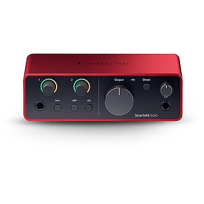 Focusrite Scarlett Solo Gen 4 USB-C Audio Interface