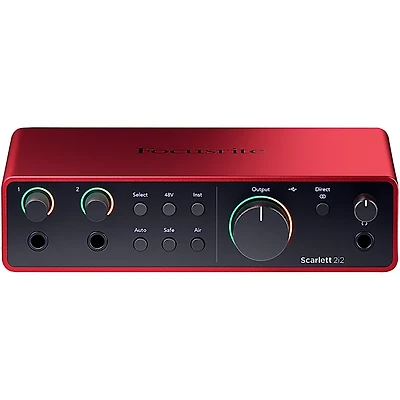 Focusrite Scarlett 2i2 4th Gen USB-C Audio Interface