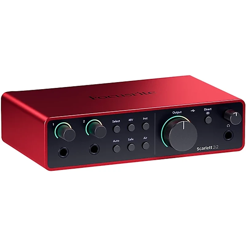 Focusrite Scarlett 2i2 4th Gen USB-C Audio Interface