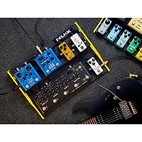 NUX Bumblebee Large Pedalboard With Carry Bag Large Black and Yellow