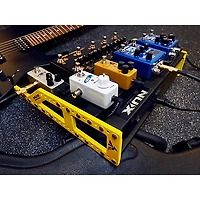 NUX Bumblebee Large Pedalboard With Carry Bag Large Black and Yellow