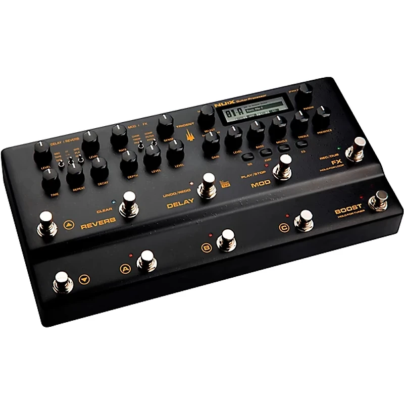 NUX TRIDENT NME-5 Guitar Processor With Amps, IR Loader, FX and Phrase Looper Black