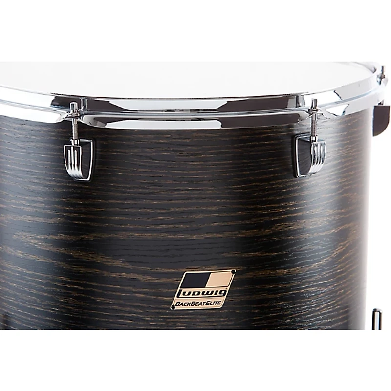 Ludwig BackBeat Elite 5-Piece Complete Drum Set With 22" Bass Drum, Hardware & Cymbals -