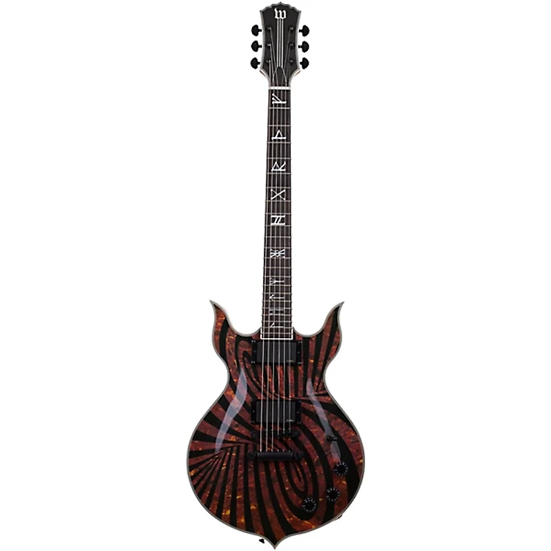 Wylde Audio Heathen Grail Electric Guitar Tortoise Black Blizzard