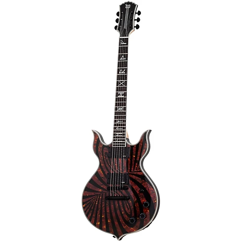 Wylde Audio Heathen Grail Electric Guitar Tortoise Black Blizzard