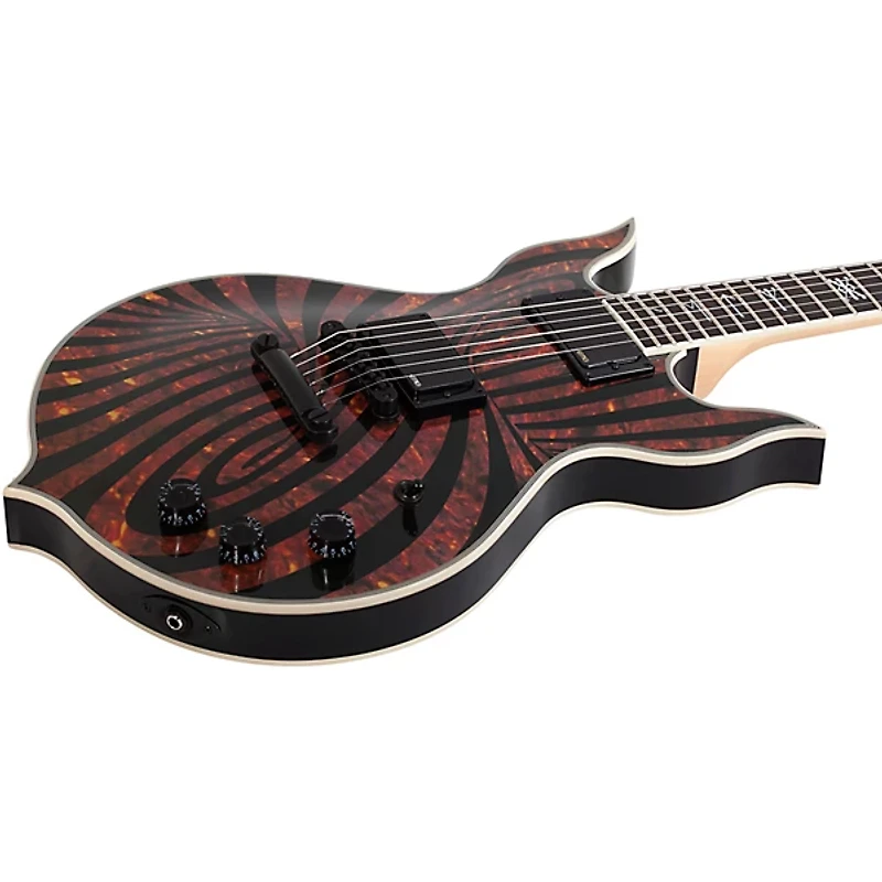 Wylde Audio Heathen Grail Electric Guitar Tortoise Black Blizzard