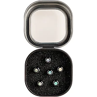 Martin Luxe Liquidmetal Bridge Pin Set Gloss Black Pearl