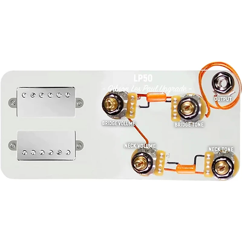 920D Custom Nickel Cool Kids Humbuckers & LP-JP Wiring Harness Combo Kit