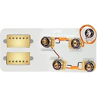 920D Custom Gold Roughneck Humbuckers & LP50-L Wiring Harness Combo Kit Gold