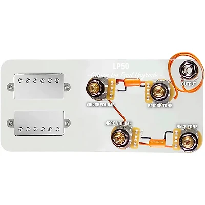 920D Custom Combo Kit for Les Paul With Nickel Roughneck Humbuckers and LP-JP Wiring Harness