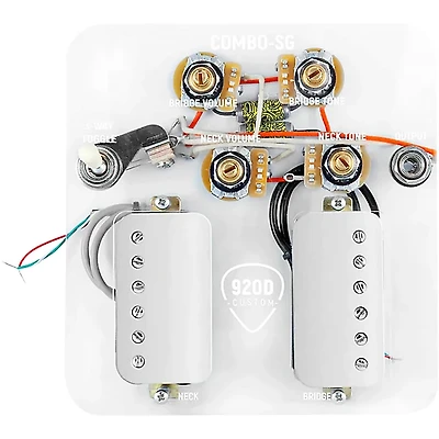 920D Custom Combo Kit for SG With Roughneck Humbuckers and SG-V Wiring Harness