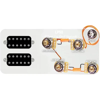 920D Custom Combo Kit for Les Paul With Uncovered Smoothie Humbuckers and LP-JP Wiring Harness