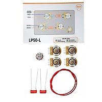 920D Custom LP50-L Upgraded Replacement Les Paul Wiring Kit With Long Shafts