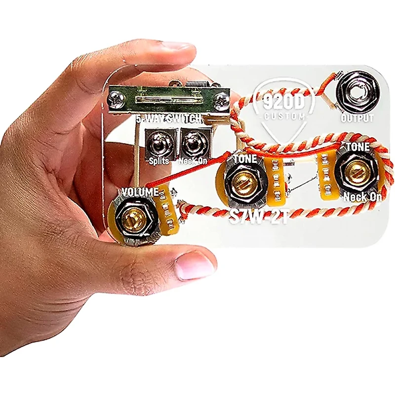 920D Custom Stratocaster 7-Way Upgraded Wiring Harness With Neck On and Coil Split Mods