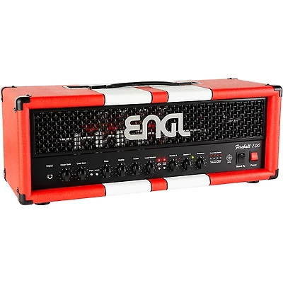 ENGL Fireball 100 40th Anniversary Limited-Edition 100W Tube Guitar Amp Head Red/White Stripes