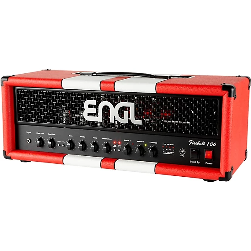 ENGL Fireball 100 40th Anniversary Limited-Edition 100W Tube Guitar Amp Head Red/White Stripes
