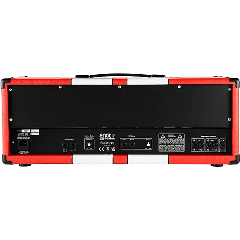 ENGL Fireball 100 40th Anniversary Limited-Edition 100W Tube Guitar Amp Head Red/White Stripes