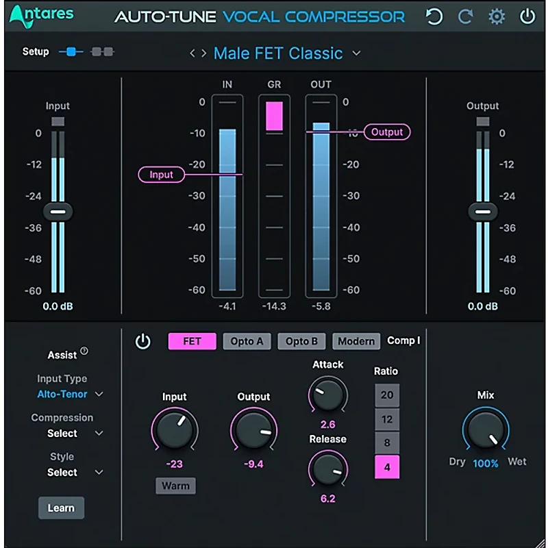 Antares Auto-Tune Vocal Compressor