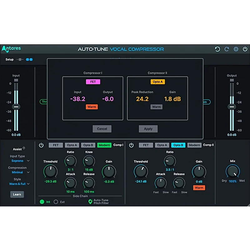 Antares Auto-Tune Vocal Compressor