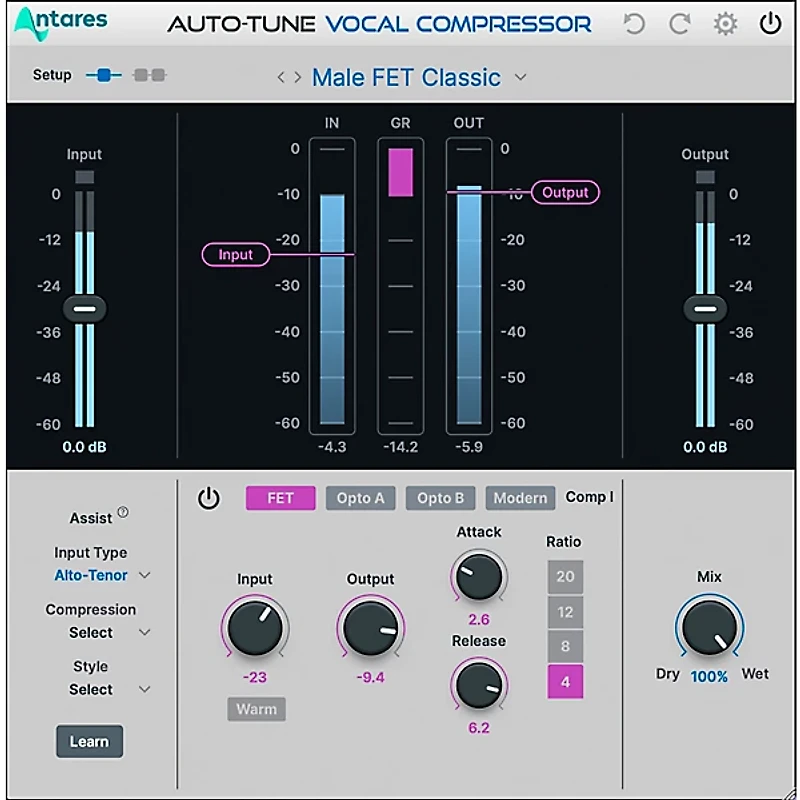 Antares Auto-Tune Vocal Compressor