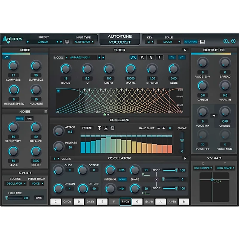Antares AutoTune Vocodist Plug-in (Software Download)