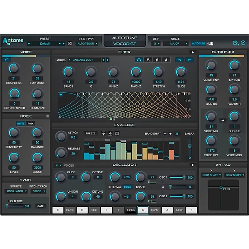 Antares AutoTune Vocodist Plug-in (Software Download)