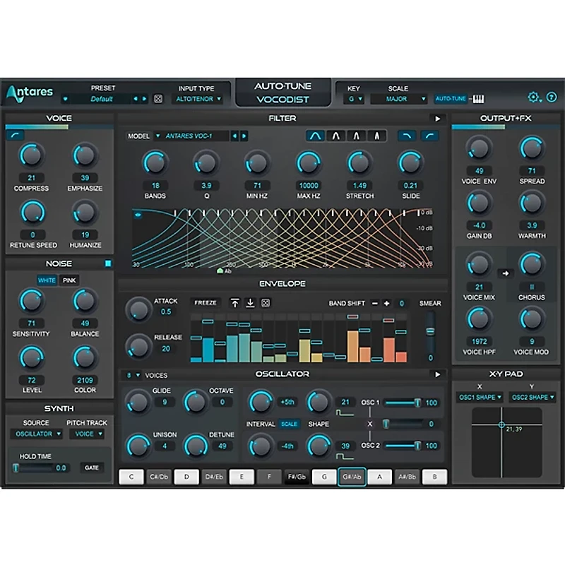 Antares AutoTune Vocodist Plug-in (Software Download)