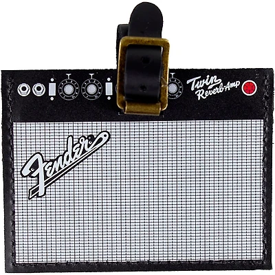Fender Amp Leather Luggage Tag
