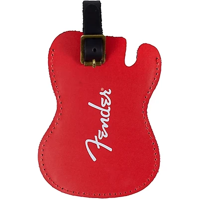 Fender Guitar Leather Luggage Tag