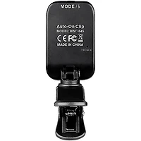 Cherub WST-645 Auto-On Rechargeable Clip Tuner Black
