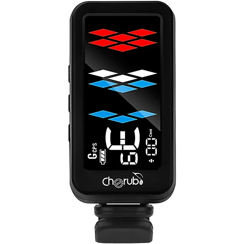Cherub WST-905Li Flow Tune Clip Rechargeable Tuner Black