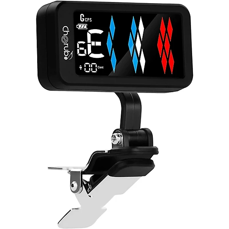 Cherub WST-905Li Flow Tune Clip Rechargeable Tuner Black