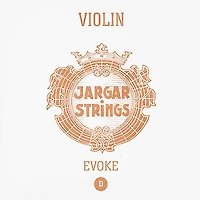 Jargar Evoke Series Violin D String 4/4 Size Silver Wound, Medium Gauge, Ball End
